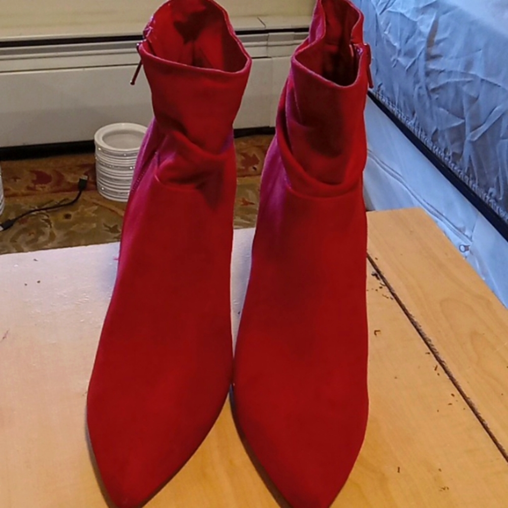 Red High Heal Boots